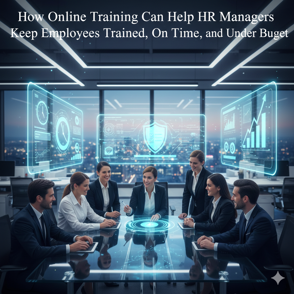 How Online Training Can Help HR Managers Keep Employees Trained, On Time, and Under Budget